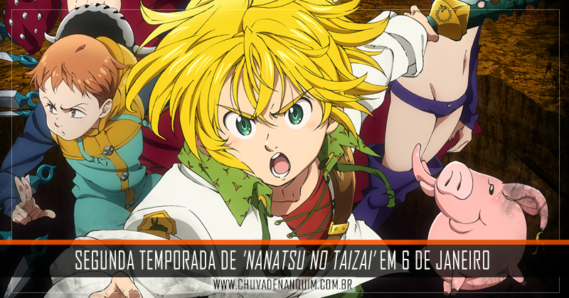 Nanatsu no Taizai 4 confirmado em Janeiro de 2021 com novo nome