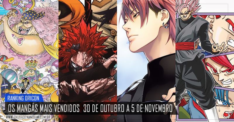 Shinuki no Reborn: Ranking Semanal de Vendas de Mangás (13/05/19